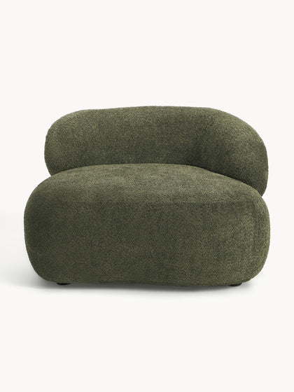 Westwing Collection Loungesessel Alba aus Teddy-Bouclé Blitzverkäufe