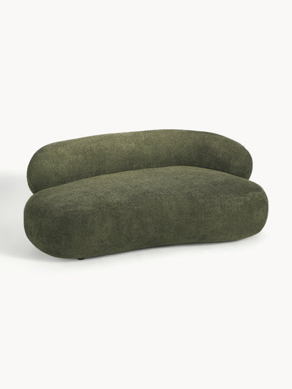 Westwing Collection Sofa Alba (2-Sitzer) aus Teddy-Bouclé Fabrikpreis