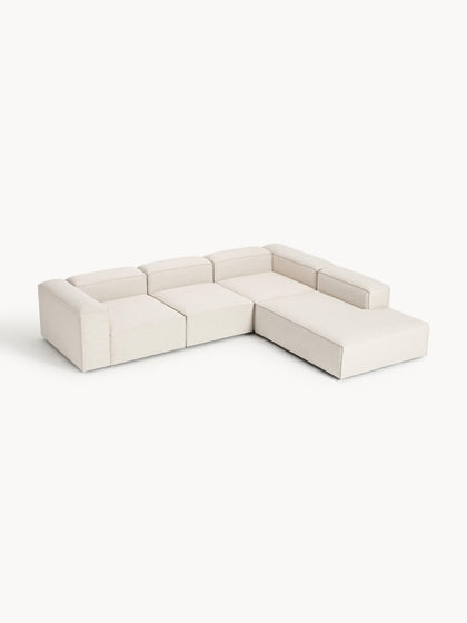 Westwing Collection Modulares XL-Ecksofa Lennon aus Leinen-Mix Rabatt