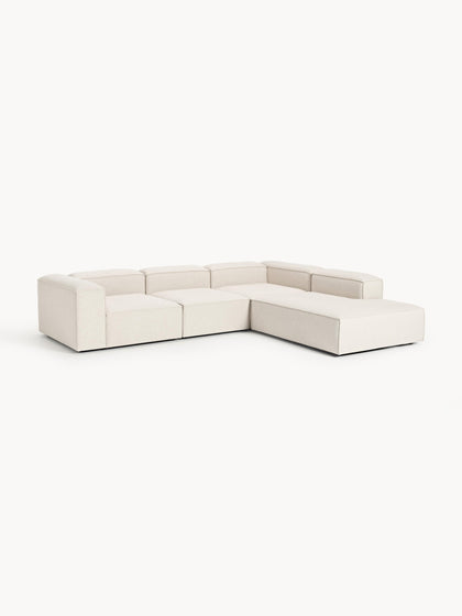 Westwing Collection Modulares XL-Ecksofa Lennon aus Leinen-Mix Rabatt