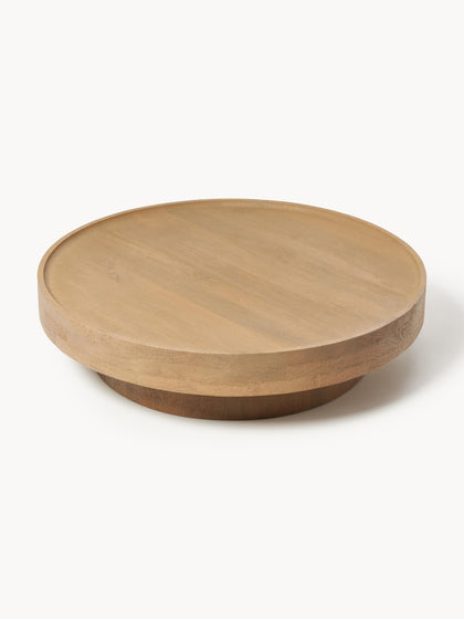 Westwing Collection Runder XL Couchtisch Benno aus Mangoholz Cyber Monday