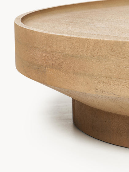 Westwing Collection Runder XL Couchtisch Benno aus Mangoholz Cyber Monday