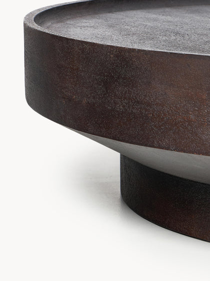 Westwing Collection Runder XL Couchtisch Benno aus Mangoholz Muttertagsangebot