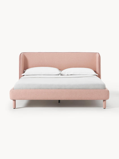 Westwing Collection Polsterbett Luma mit Kopfteil Neueste Mode