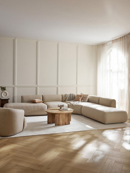 Westwing Collection Modulares Ecksofa Sofia (4-Sitzer) Saisonale Angebote