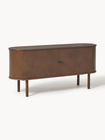 Westwing Collection Sideboard Calary mit geriffelter Front Räumungsverkauf