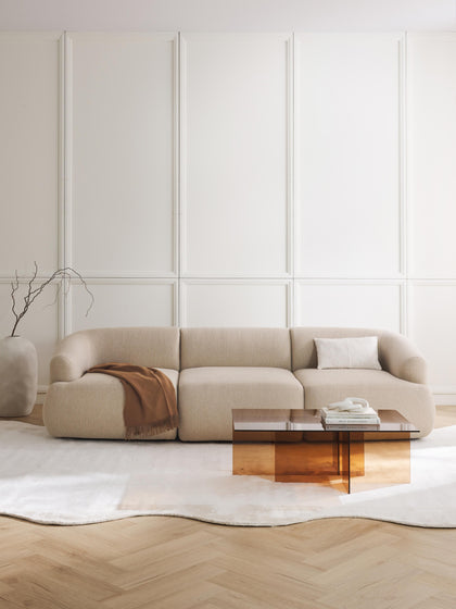 Westwing Collection Modulares Sofa Sofia (3-Sitzer) Kauf eins, bekomm eins gratis