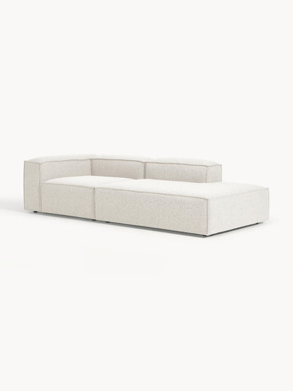 Westwing Collection Modulare Ottomane Lennon aus Bouclé Begrenzte Freigabe