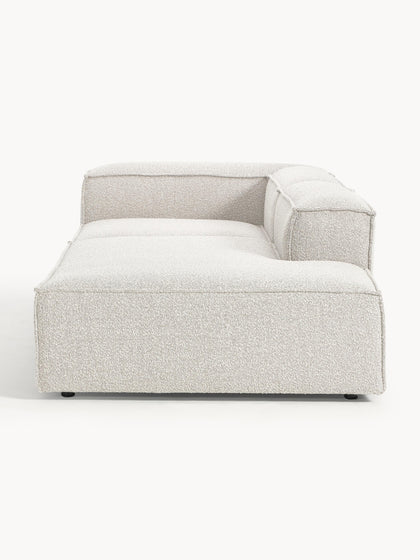 Westwing Collection Modulare Ottomane Lennon aus Bouclé Begrenzte Freigabe