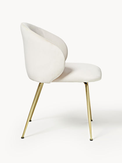Westwing Collection Samt-Polsterstühle Luisa 2 Stück Neueste Stile
