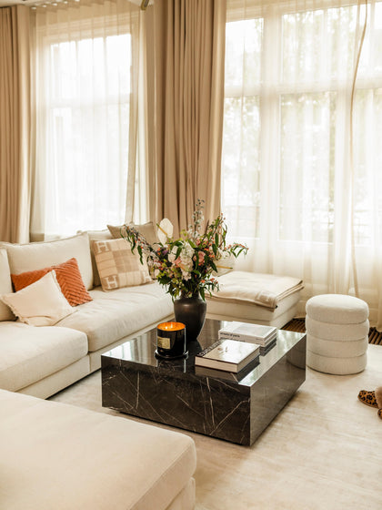 Westwing Collection Couchtisch Lesley in Marmor-Optik Vierteljährliche Förderung