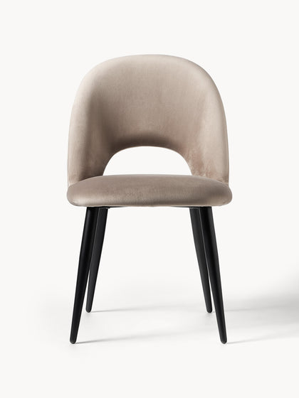 Westwing Collection Samt-Polsterstuhl Rachel Super Rabatt
