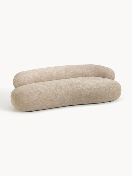 Westwing Collection Sofa Alba (3-Sitzer) aus Teddy-Bouclé Clearance-Verkauf