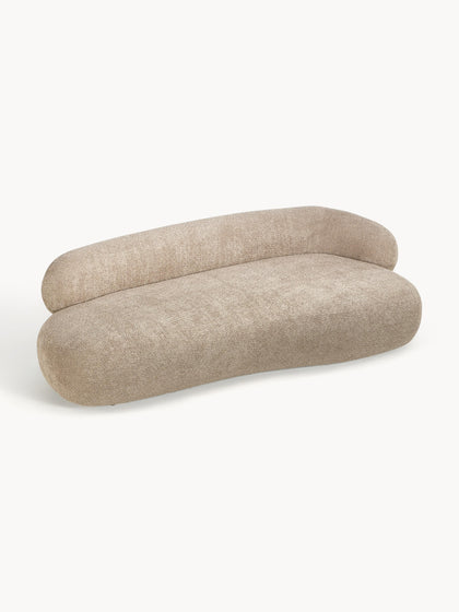 Westwing Collection Sofa Alba (3-Sitzer) aus Teddy-Bouclé Clearance-Verkauf