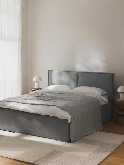 Westwing Collection Polsterbett Dream mit Stauraum Kostenloser Versand international
