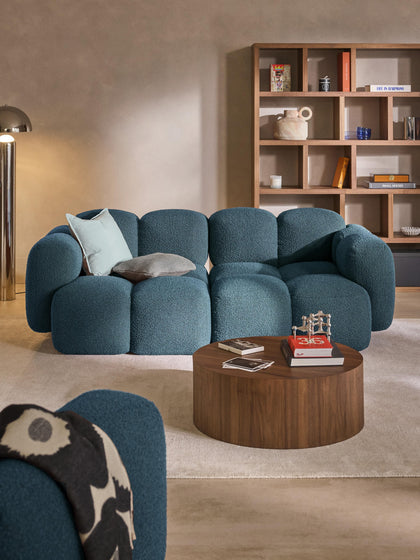 Westwing Collection Modulares Sofa Tayla (3-Sitzer) aus Bouclé Fabrikladen