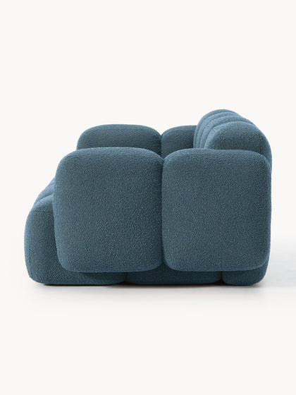 Westwing Collection Modulares Sofa Tayla (3-Sitzer) aus Bouclé Fabrikladen