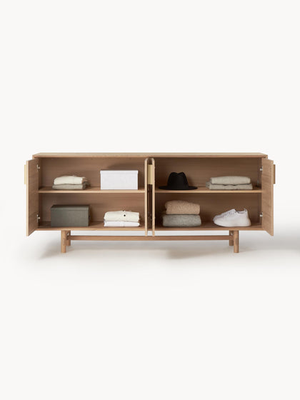 Westwing Collection Sideboard Diana aus Eichenholz Black Friday Preise