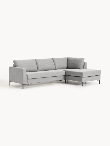 Westwing Collection Schlafsofa Luna (3-Sitzer) mit Matratze Schlussverkauf