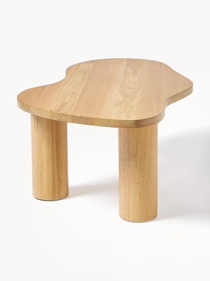Westwing Collection Couchtisch Didi aus Eichenholz in organischer Form Fabrikpreis