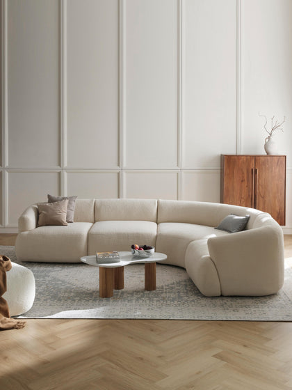 Westwing Collection Modulares Ecksofa Sofia (4-Sitzer) Rabatt