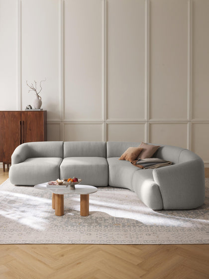 Westwing Collection Modulares Ecksofa Sofia (4-Sitzer) Valentinstagsangebot