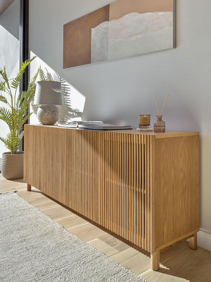 Westwing Collection Holz-Sideboard Beyla Lagerräumung