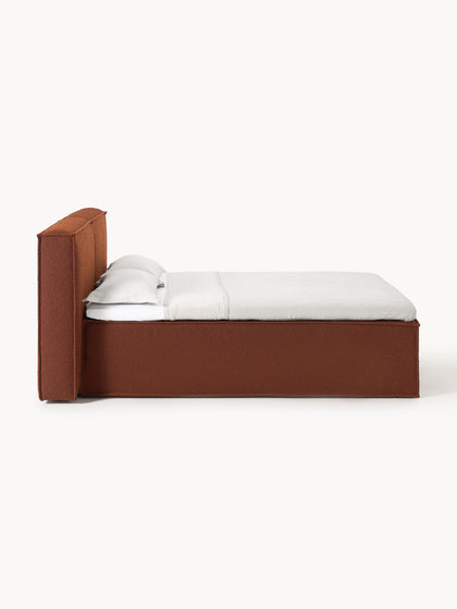 Westwing Collection Bouclé-Boxspringbett Lennon Top Angebot