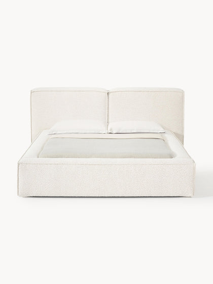 Westwing Collection Bouclé-Polsterbett Lennon Blitzangebot
