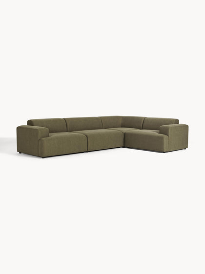 Westwing Collection Großes Ecksofa Melva (4-Sitzer) Letzte 2 Tage
