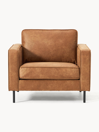 Westwing Collection Sessel Hunter aus recyceltem Leder Letzter Tag
