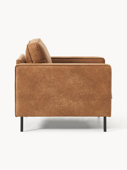Westwing Collection Sessel Hunter aus recyceltem Leder Letzter Tag