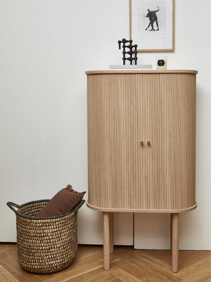 Westwing Collection Highboard Calary mit geriffelter Front Bis zu 65% Rabatt