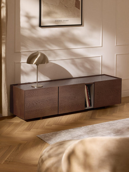 Westwing Collection Holz-TV-Lowboard Larsen Sonderangebot der Fabrik
