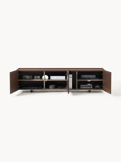 Westwing Collection Holz-TV-Lowboard Larsen Sonderangebot der Fabrik
