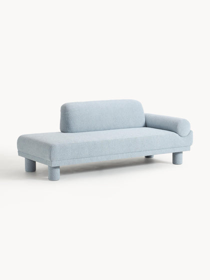 Westwing Collection Bouclé-Ottomane Lilo Riesige Rabatte