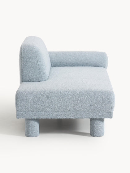 Westwing Collection Bouclé-Ottomane Lilo Riesige Rabatte