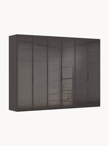 Westwing Collection Drehtürenschrank Skat Shine mit Innenbeleuchtung in verschiedenen Größen 50% Rabatt mit kostenlosem Versand