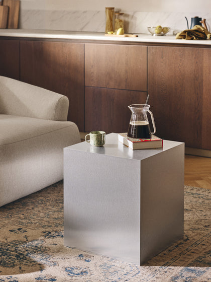 Westwing Collection Beistelltisch Lesley in Metall-Optik Speichern exportieren
