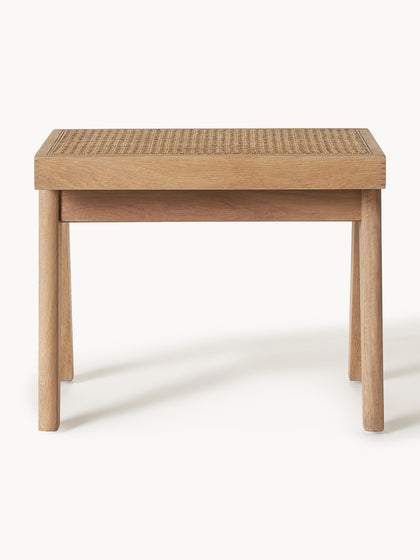 Westwing Collection Hocker Sissi mit Wiener Geflecht Schlussverkauf