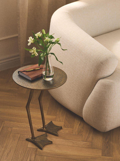Westwing Collection Deko-Beistelltisch Duck aus Metall Begrenztes Angebot