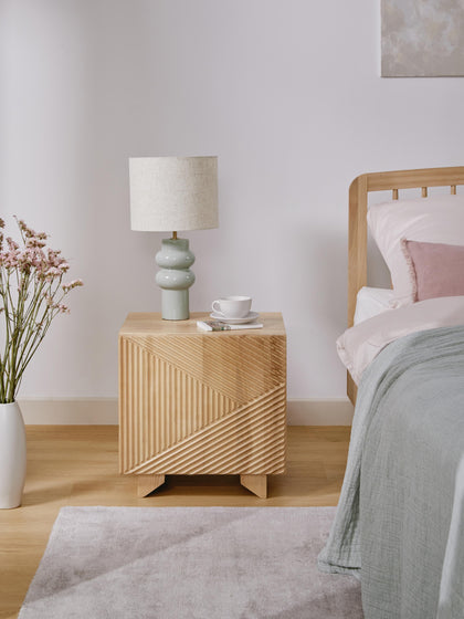 Westwing Collection Nachttisch Louis aus Eschenholz Black Friday