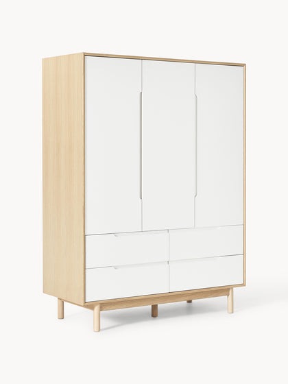 Westwing Collection Kleiderschrank Cassy 3-türig Weihnachtsangebot