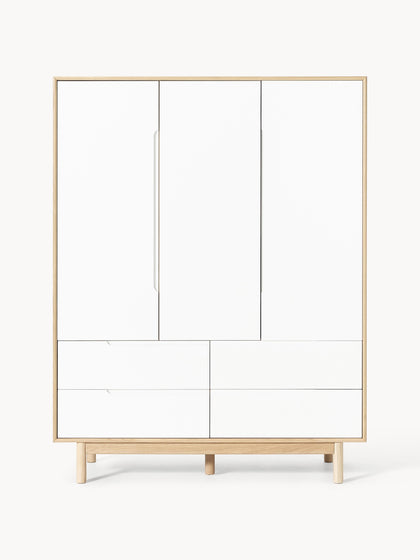 Westwing Collection Kleiderschrank Cassy 3-türig Weihnachtsangebot