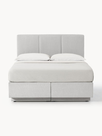 Westwing Collection Boxspringbett Oberon mit Stauraum Lagerräumung