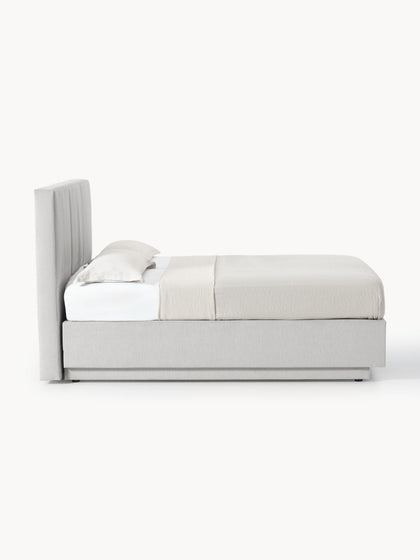 Westwing Collection Boxspringbett Oberon mit Stauraum Lagerräumung