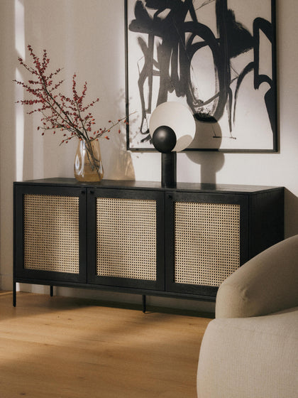 Westwing Collection Sideboard Vienna mit Wiener Geflecht Neueste Mode