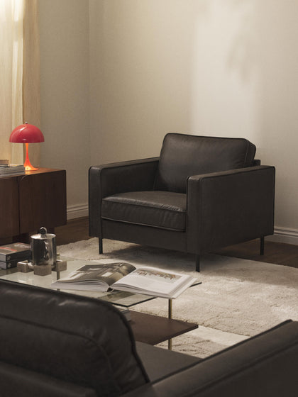 Westwing Collection Sessel Hunter aus recyceltem Leder Tiefpreis