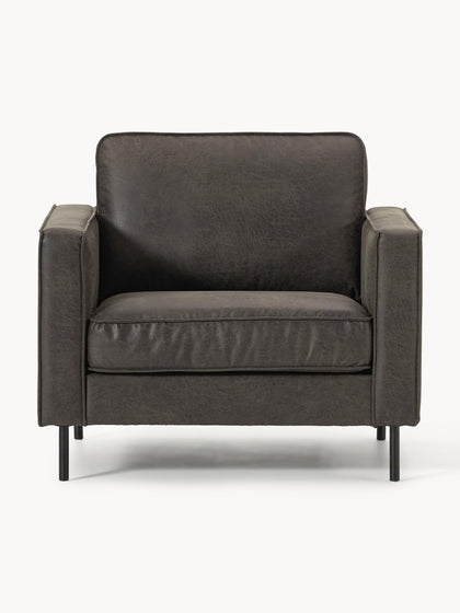 Westwing Collection Sessel Hunter aus recyceltem Leder Tiefpreis