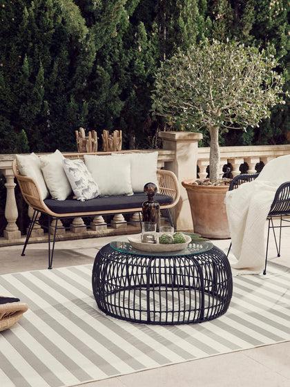 Westwing Collection Polyrattan-Sitzbank Costa JETZT KAUFEN